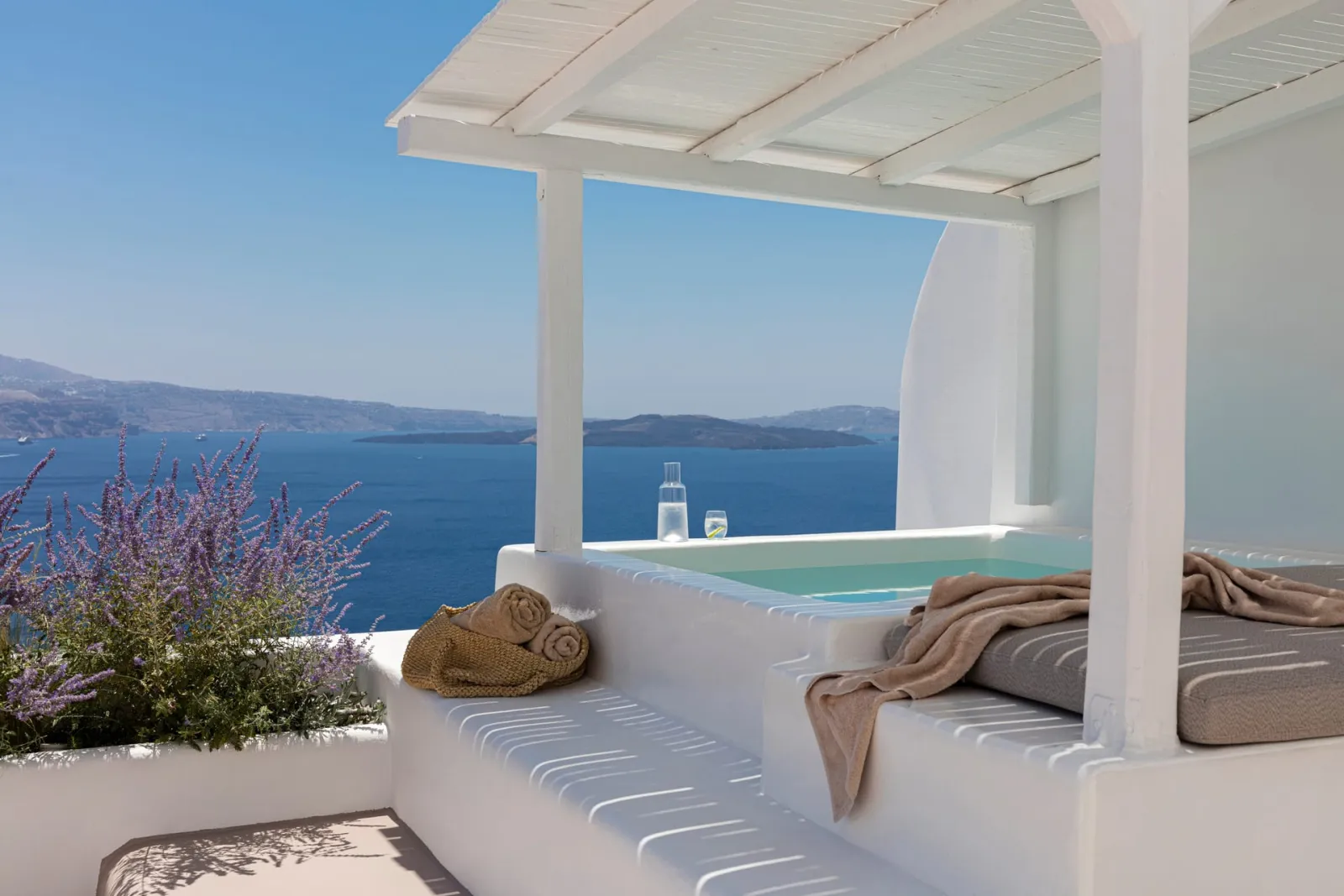 Honeymoon Suite Plunge Pool Caldera Sea View