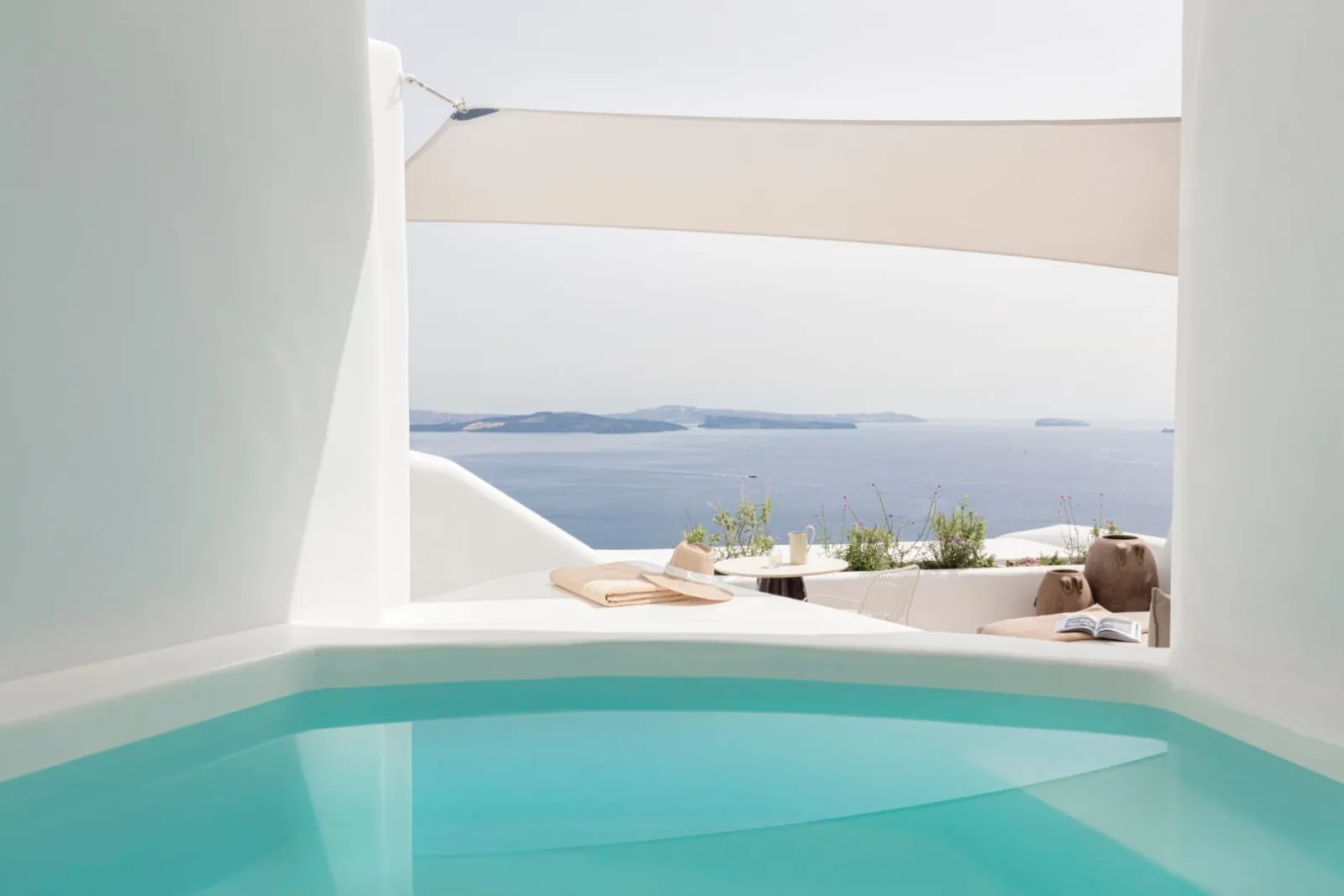 Honeymoon Suite Plunge Pool Caldera Sea View
