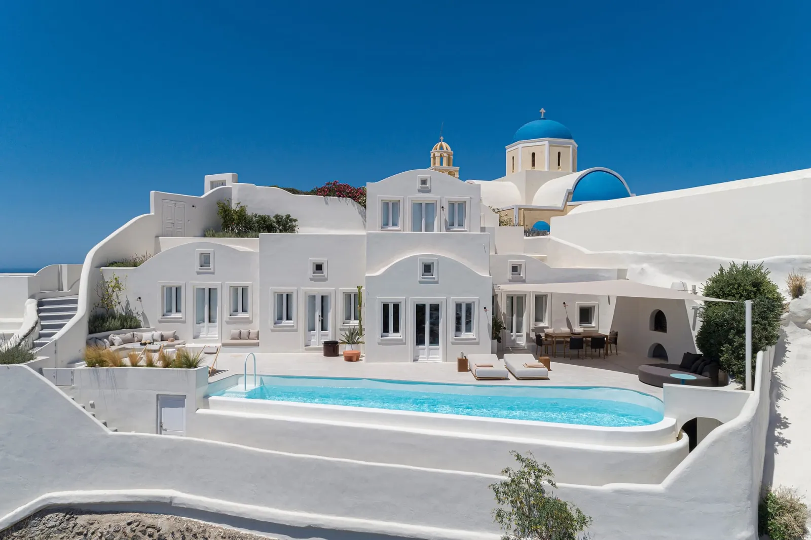 Three Bedroom Villa with Infinity Pool Caldera Sea View