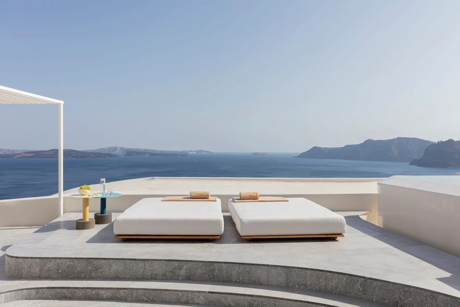 Two Bedroom Pool Villa with Caldera Sea View