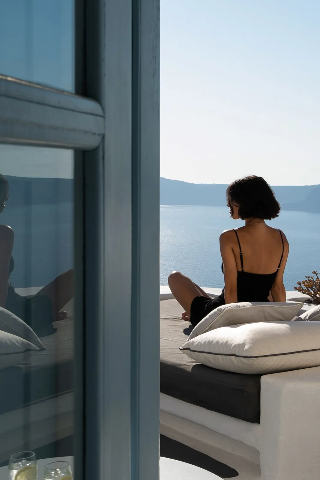 Junior Suite - Private Caldera Sea Sunset view