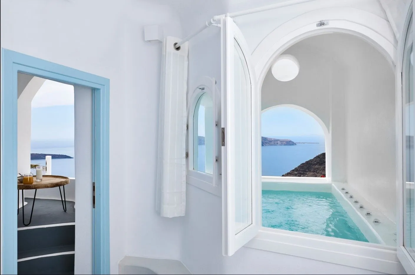 Cave Pool Suite - Private Caldera Sea Sunset view