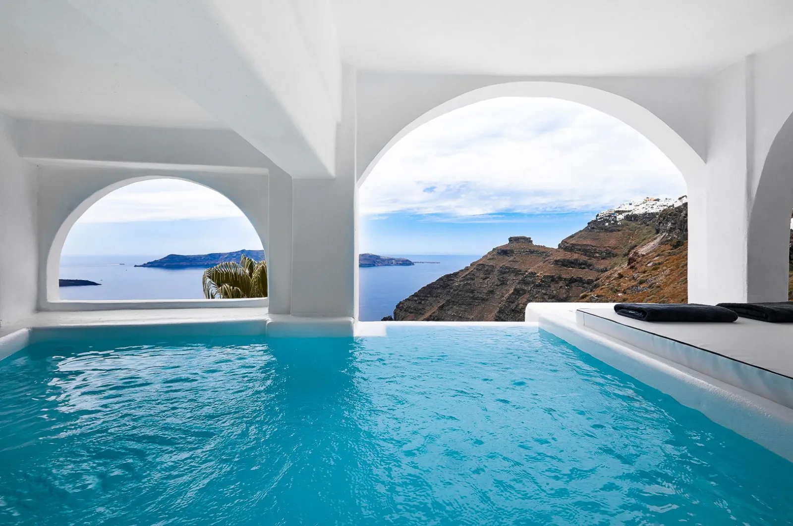 Cave pool Villa - Private Caldera Sea Sunset view