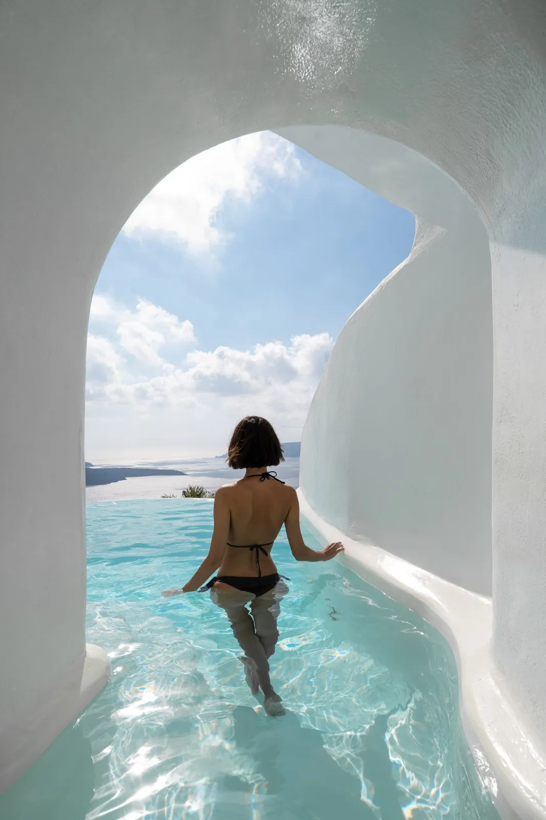 Honeymoon Pool Villa - Private Caldera Sea Sunset view