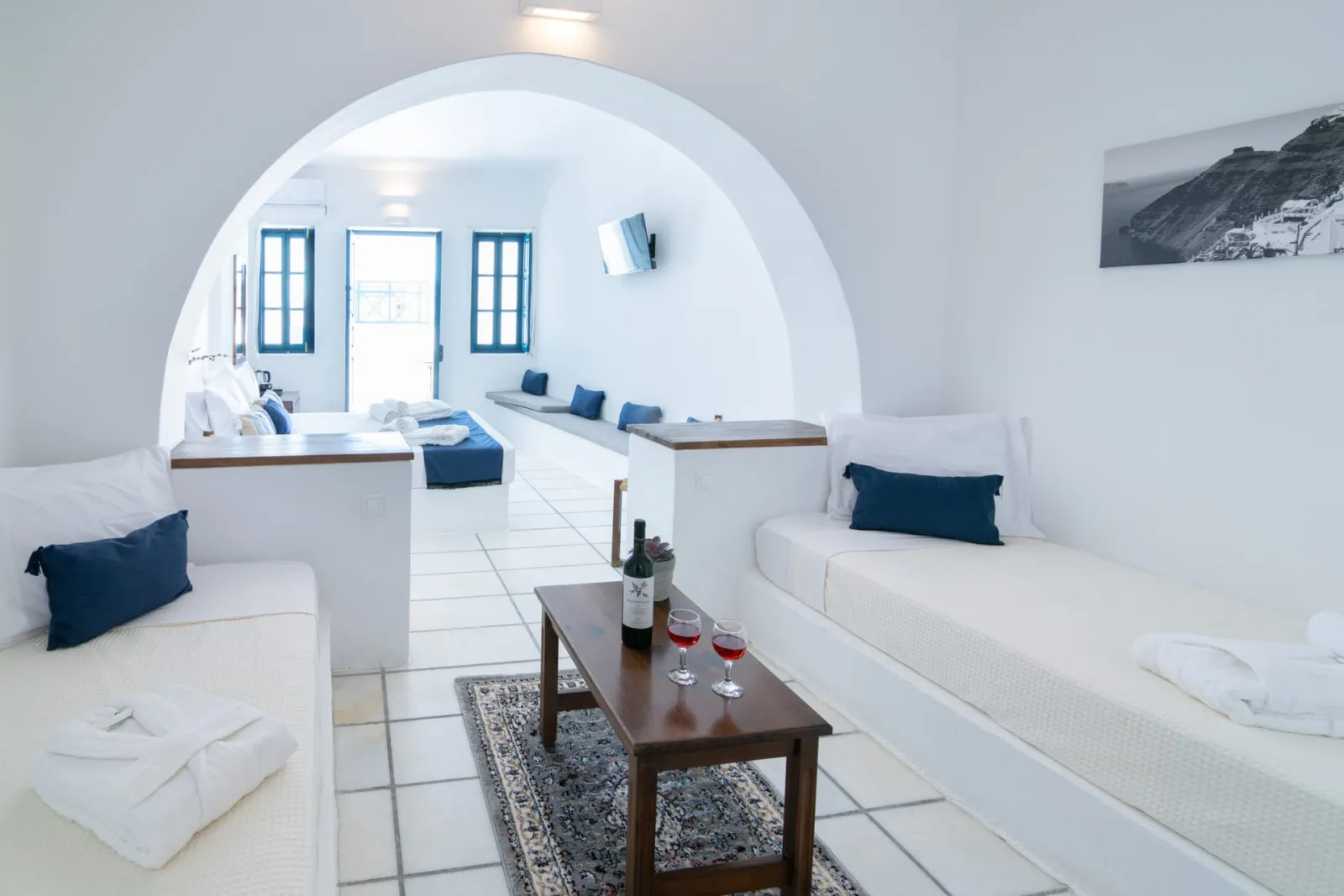 JUNIOR SUITE WITH SEA VIEW FROM  TERRACE