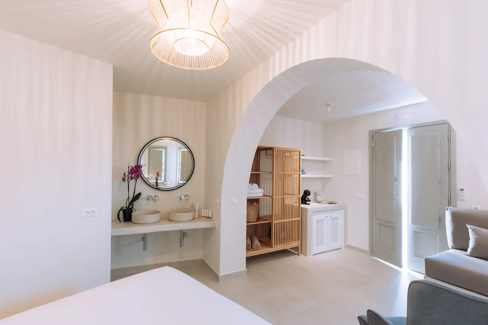 Classic Suite with Sea and Village View