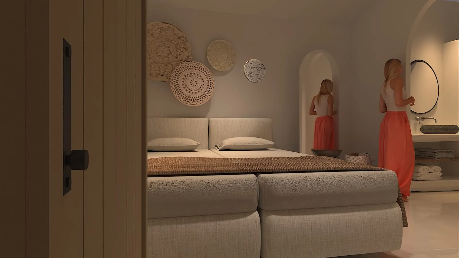 Plunge Pool Cave Suite with Sunset View