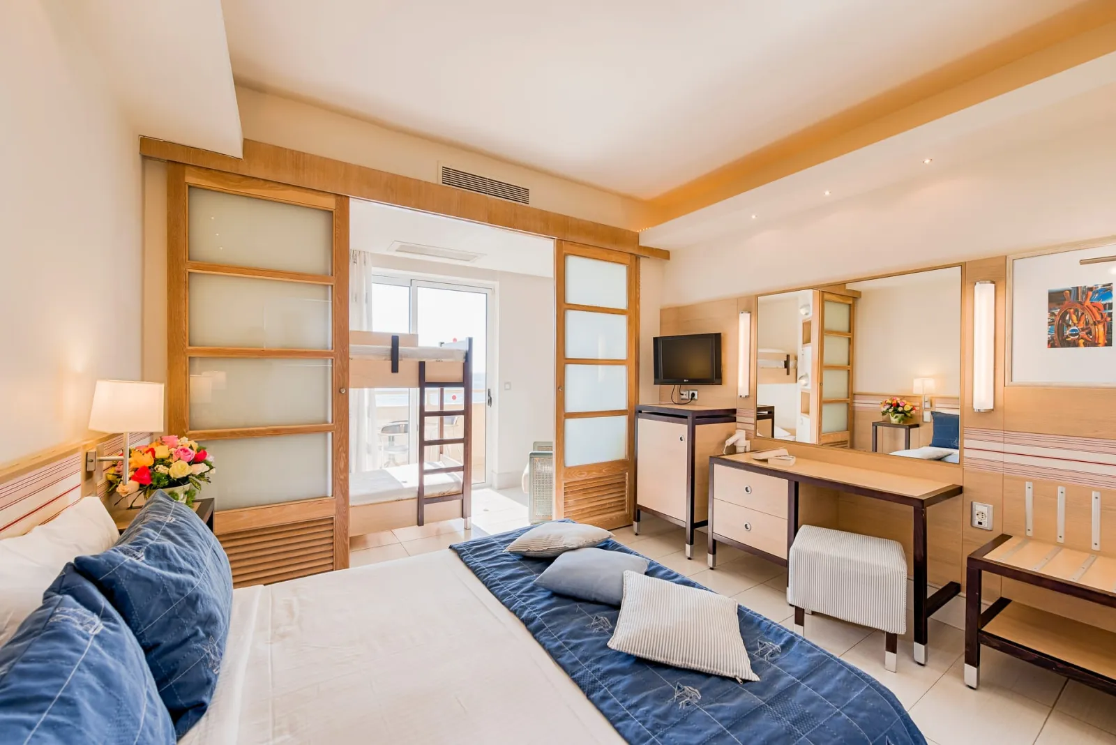 Family Room with Side Sea View