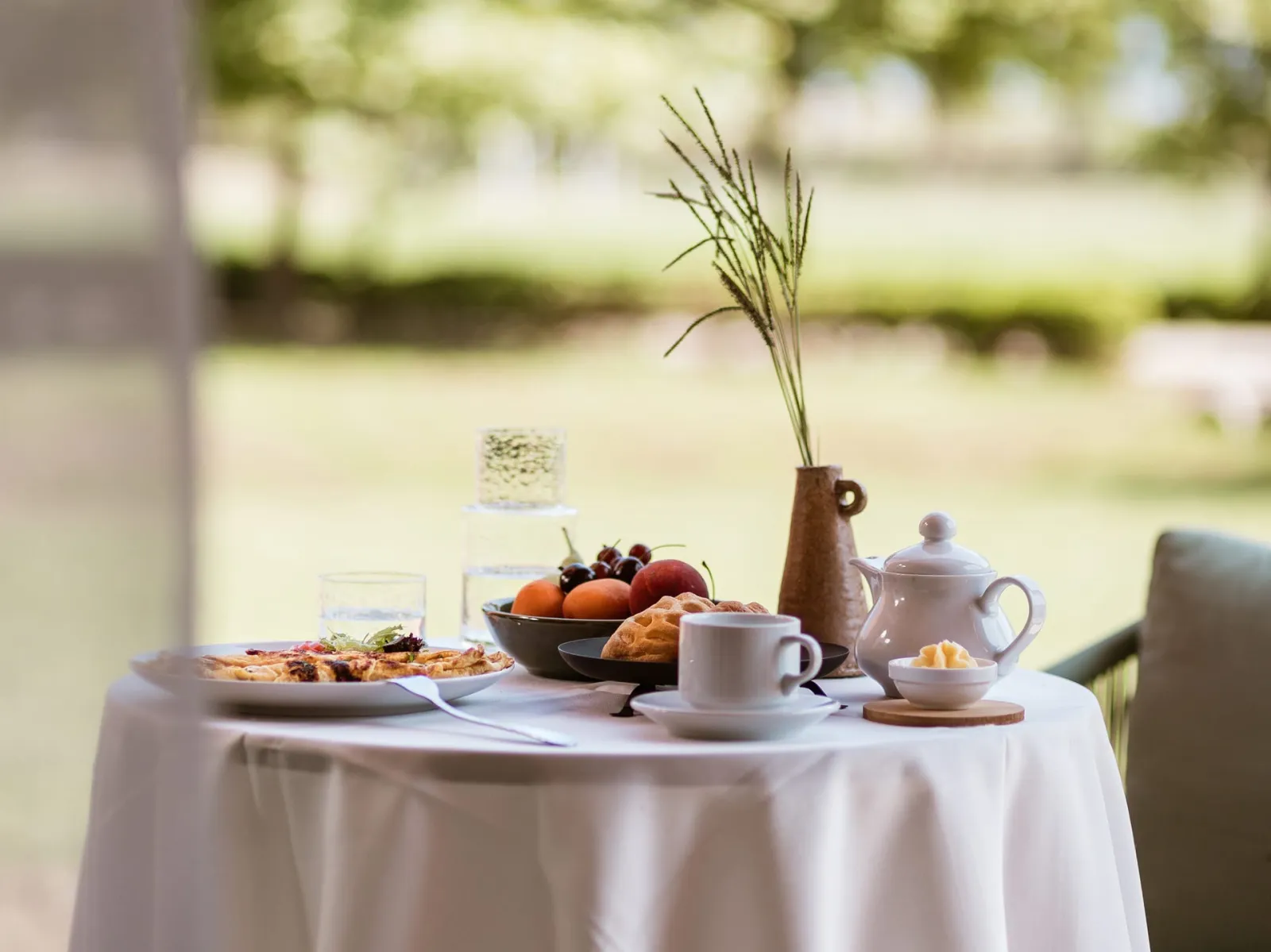 Family Summer Home shaded veranda &amp; gardens
