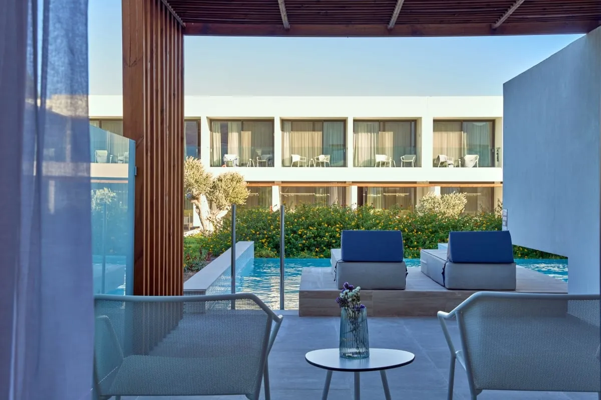 Double Room with Private Pool & Garden View