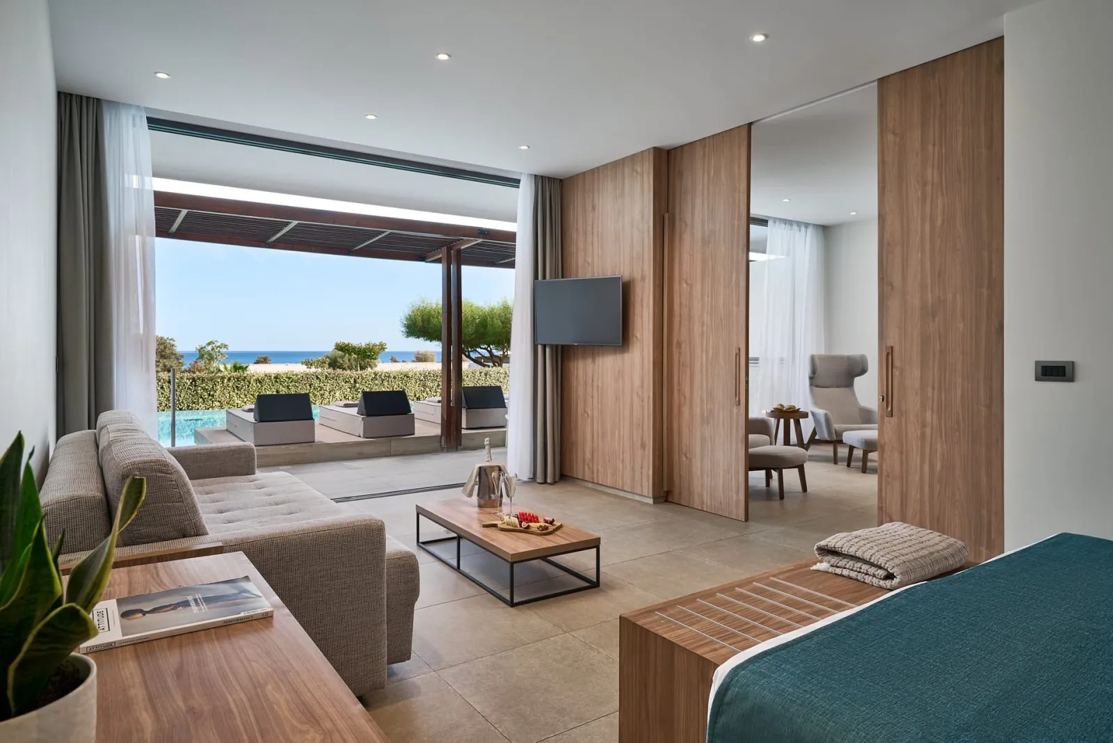 Two-Bedroom Suite with Private Pool & Sea View