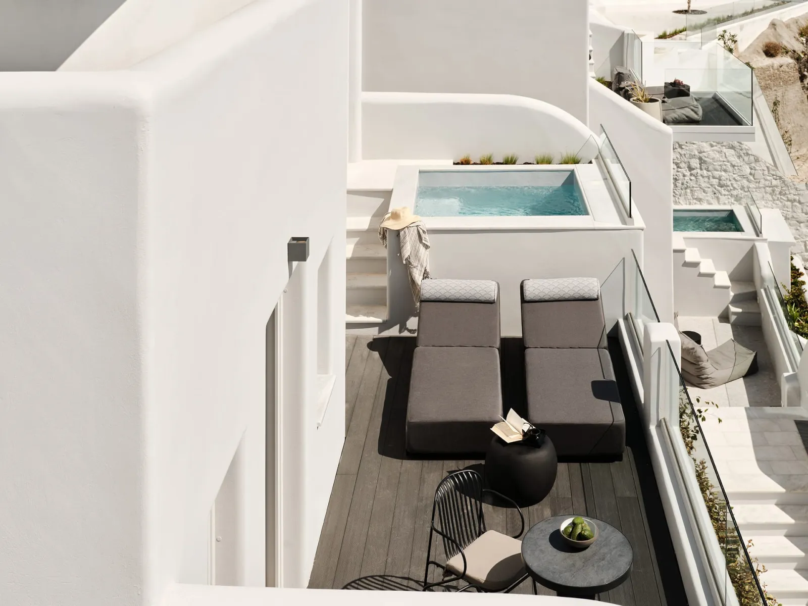 Superior Suite with outdoor hot tub and sea view