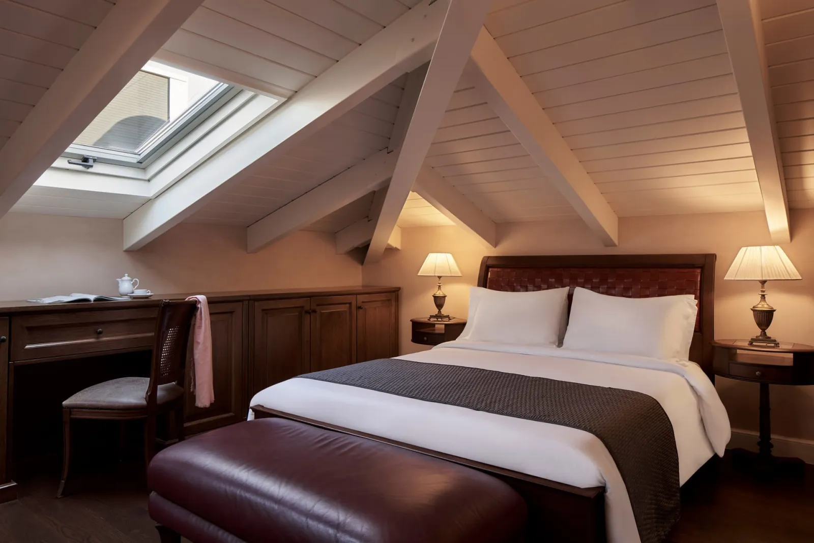 Attic Room with roof windows