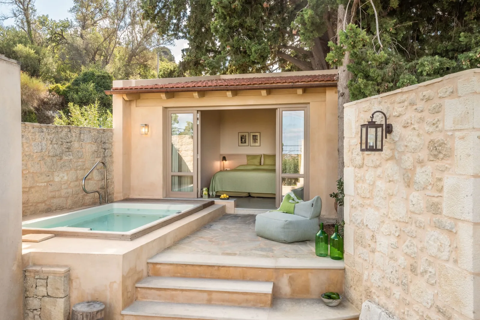 Classic Double Terrace with Seaview - Mini Pool (Aquarius)