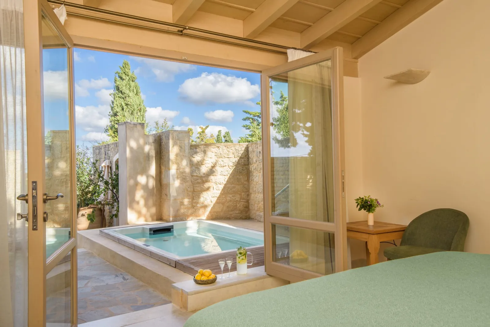 Classic Double Terrace with Seaview - Mini Pool (Aquarius)