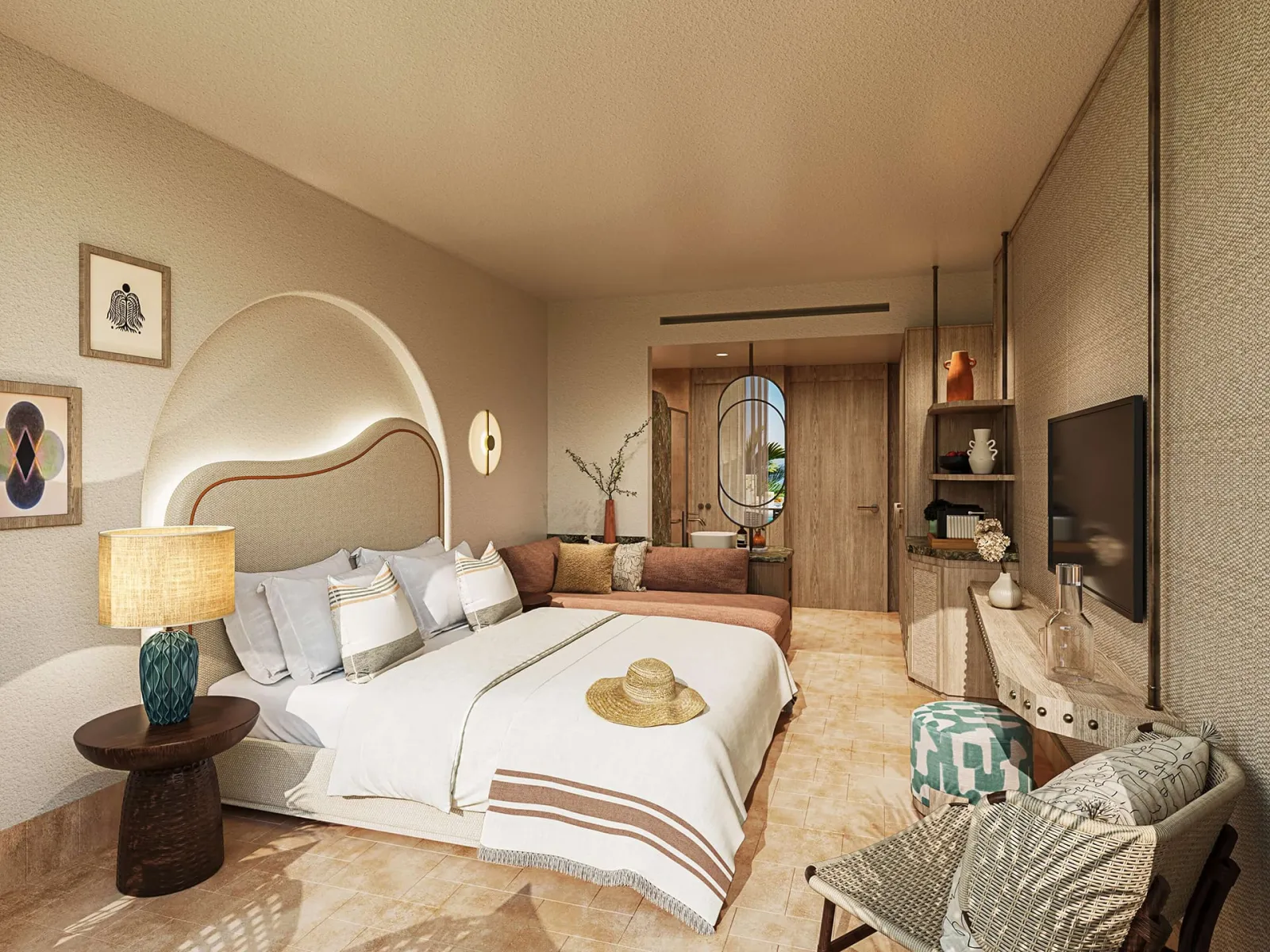Sirius Getaway King Inland View with Terrace or Balcony