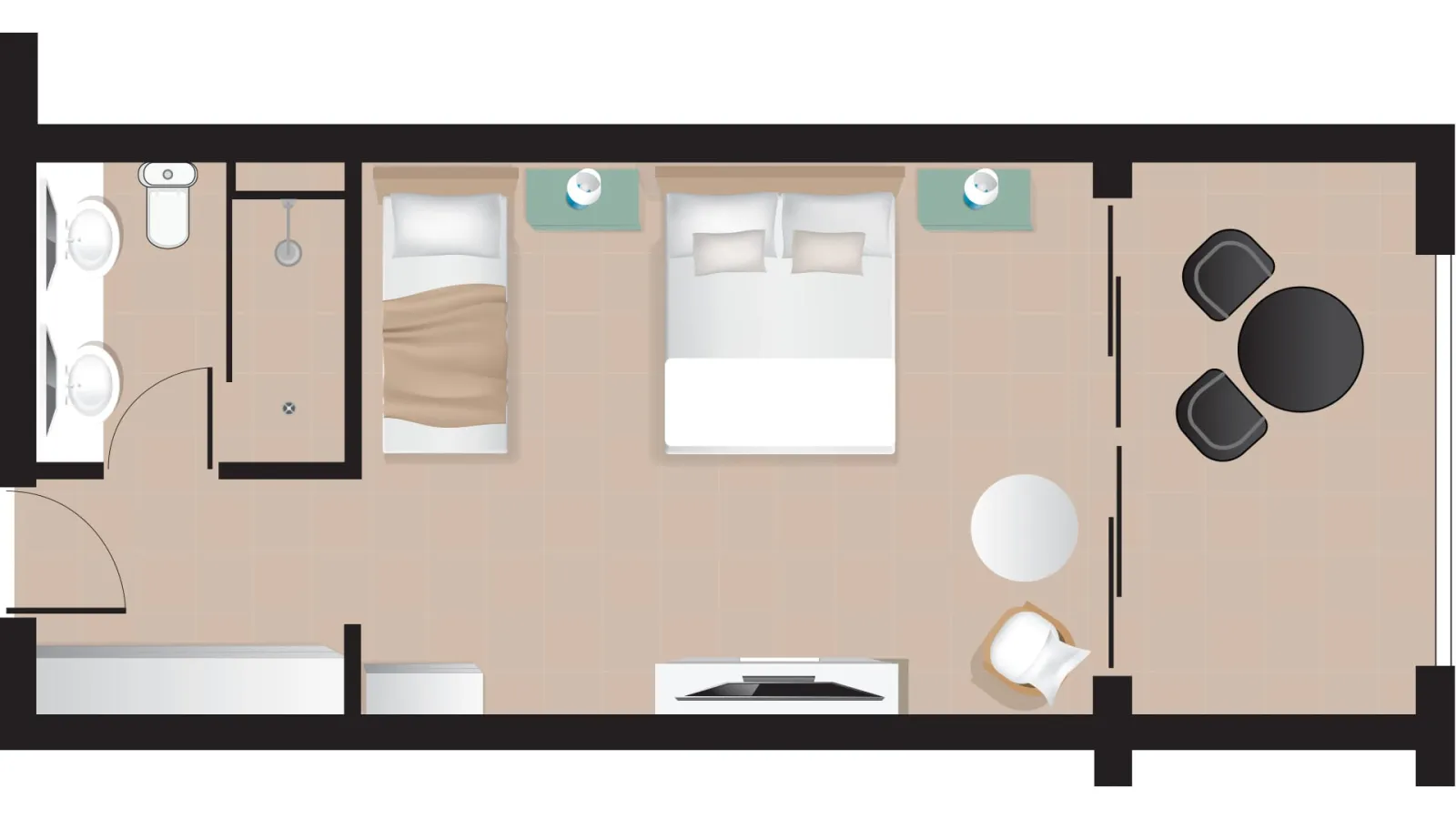 Marron Bungalow Sea View
