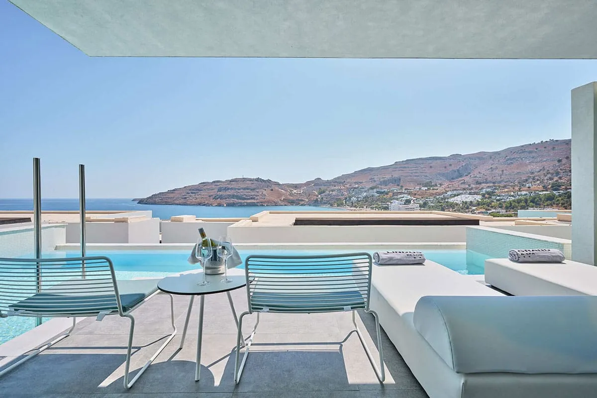 Deluxe Junior Suite with Private Pool &amp; Sea View