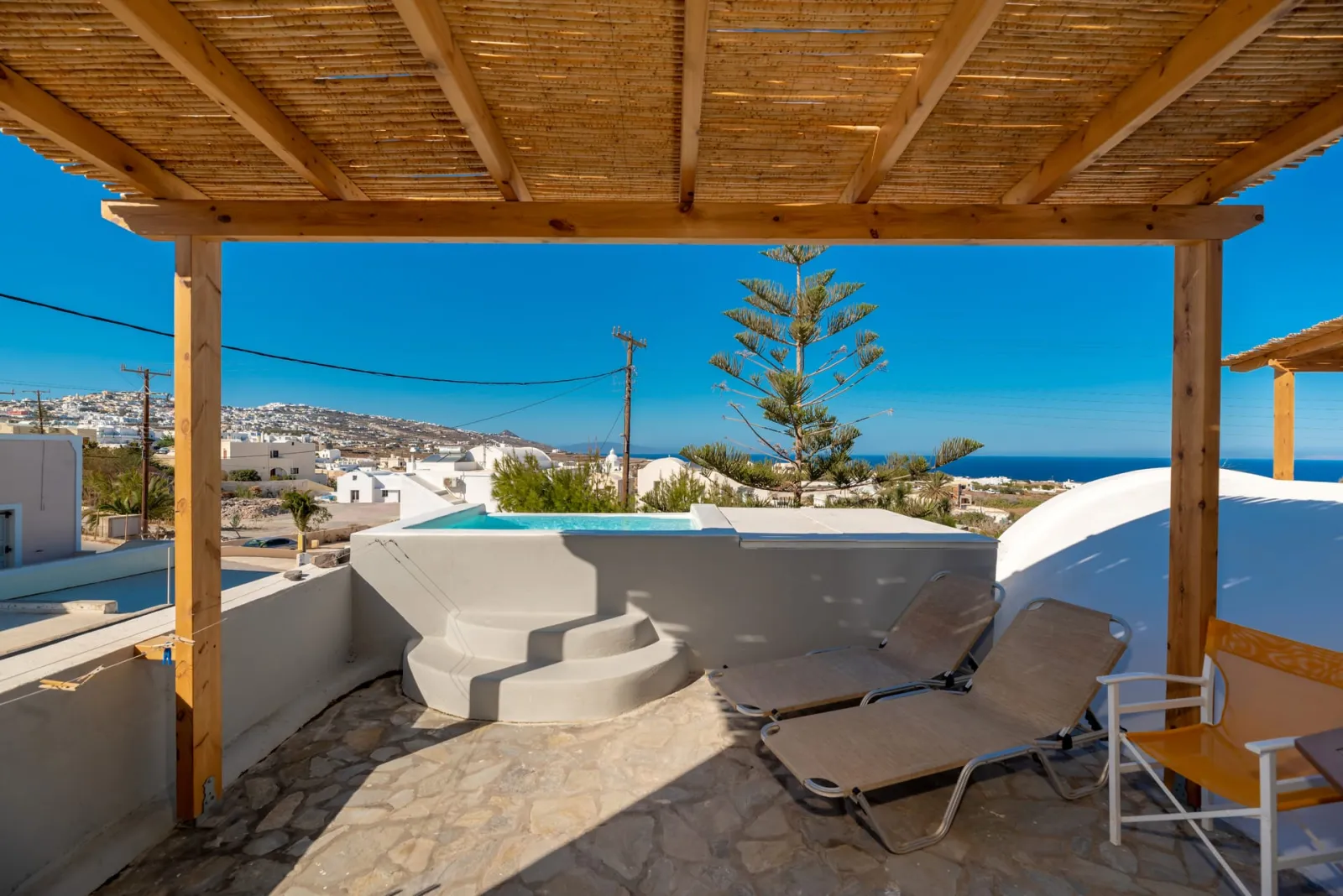 Panoptis Maisonette with private pool &amp; sea view