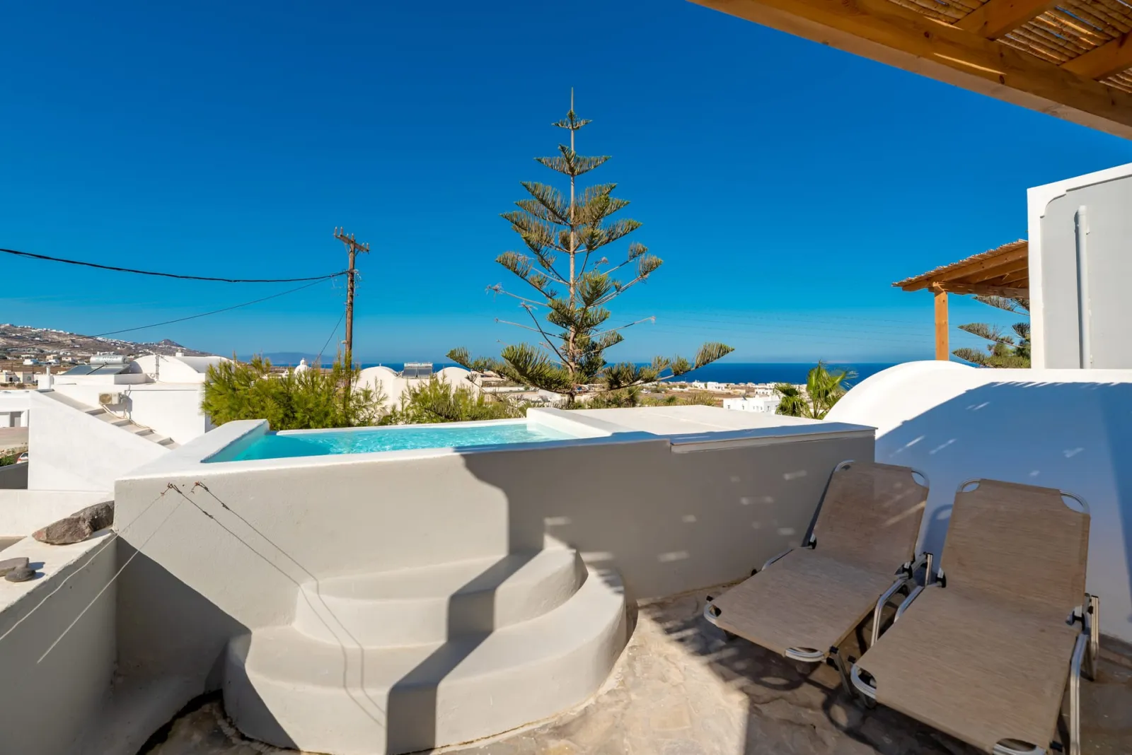 Panoptis Maisonette with private pool &amp; sea view
