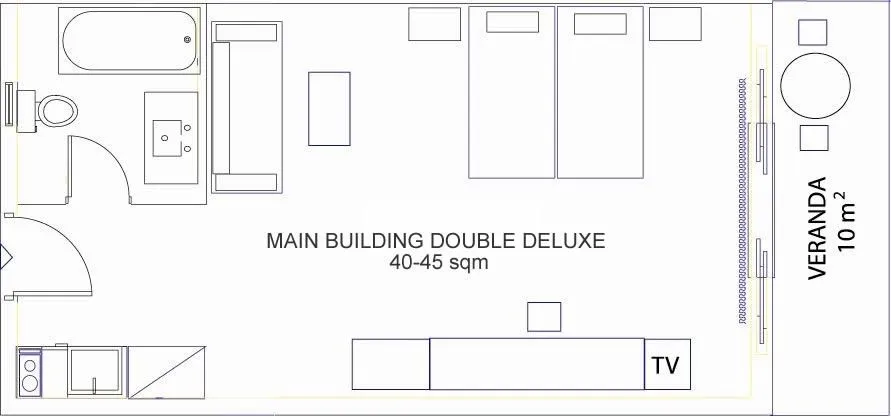 Main Building Double Deluxe 40 sq.m.