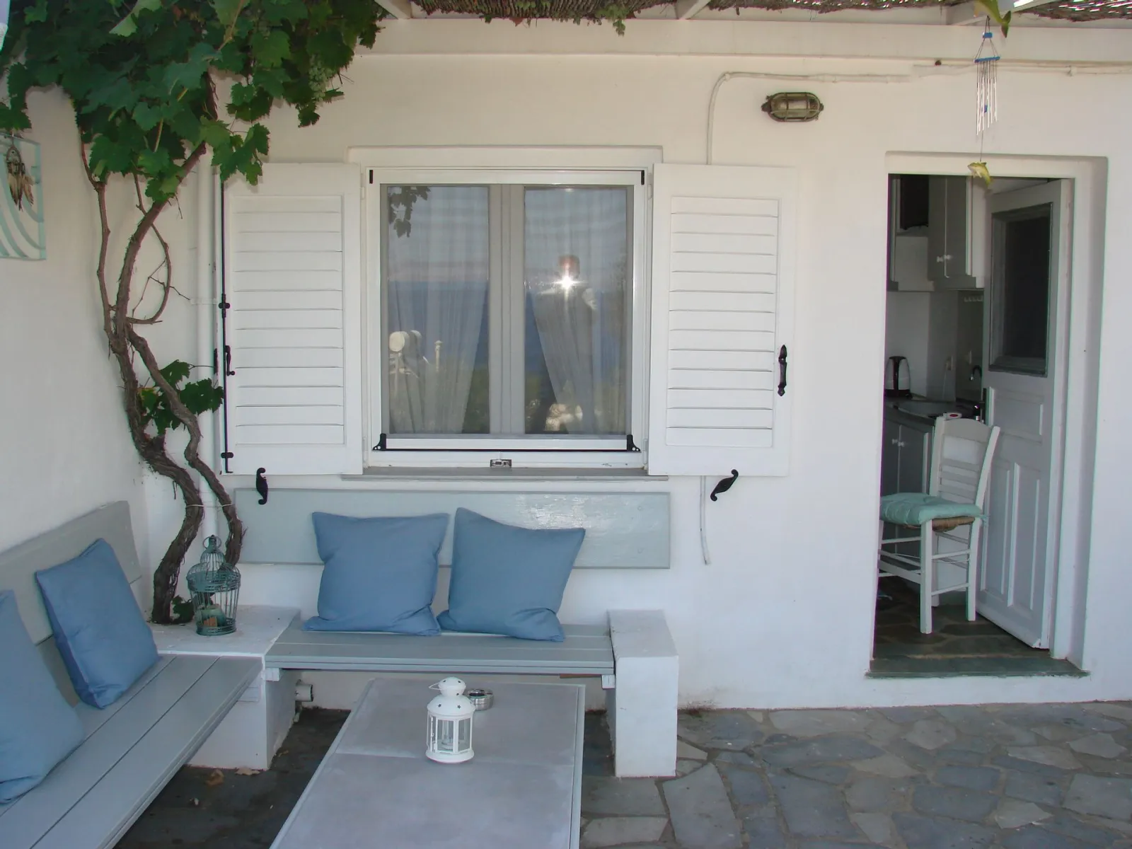 Cycladic Studio with Aegean view