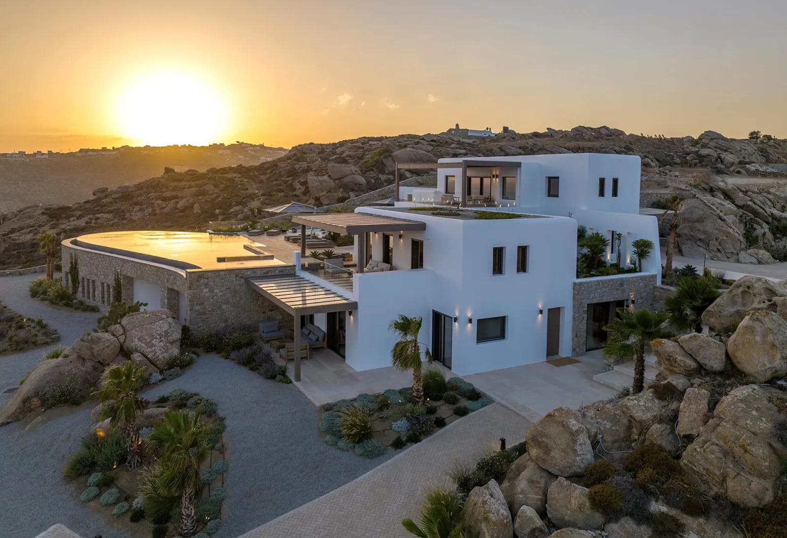 Mykonos Villa Stone