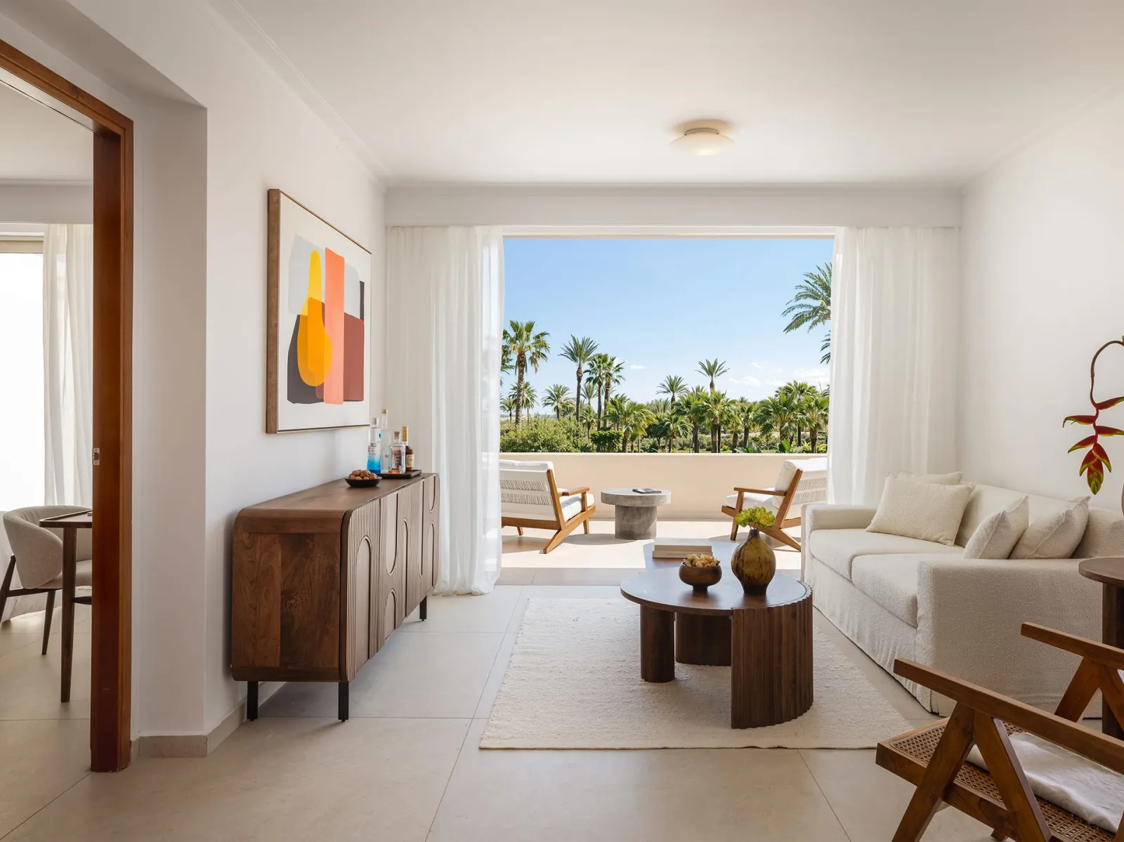 Luxury Family Suite Sharing Pool with Balcony