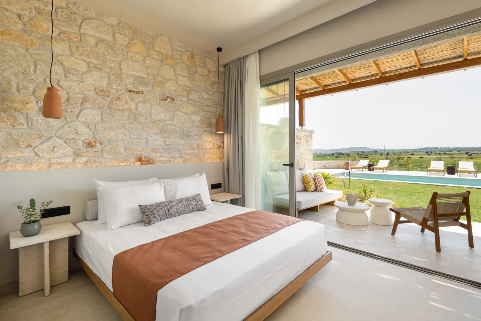 TERTH/Afytos Experience-GROUND FLOOR SUITE WITH SHARED POOL