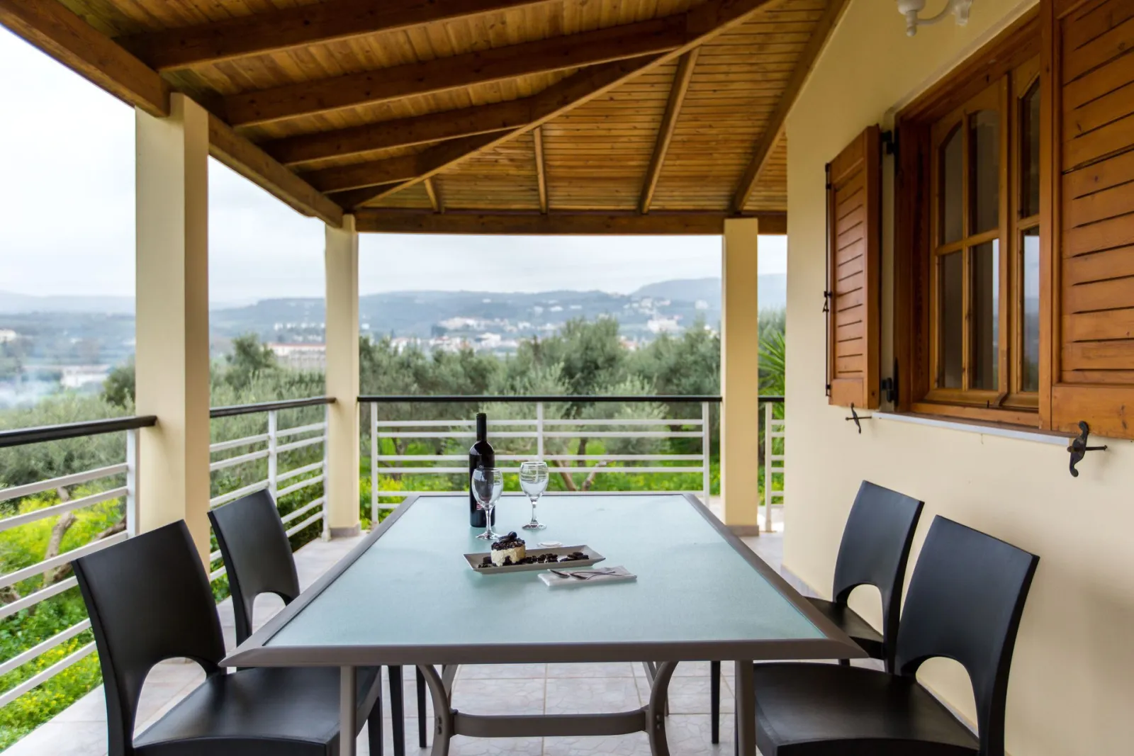 Balcony view of the 4 bedroom villa
