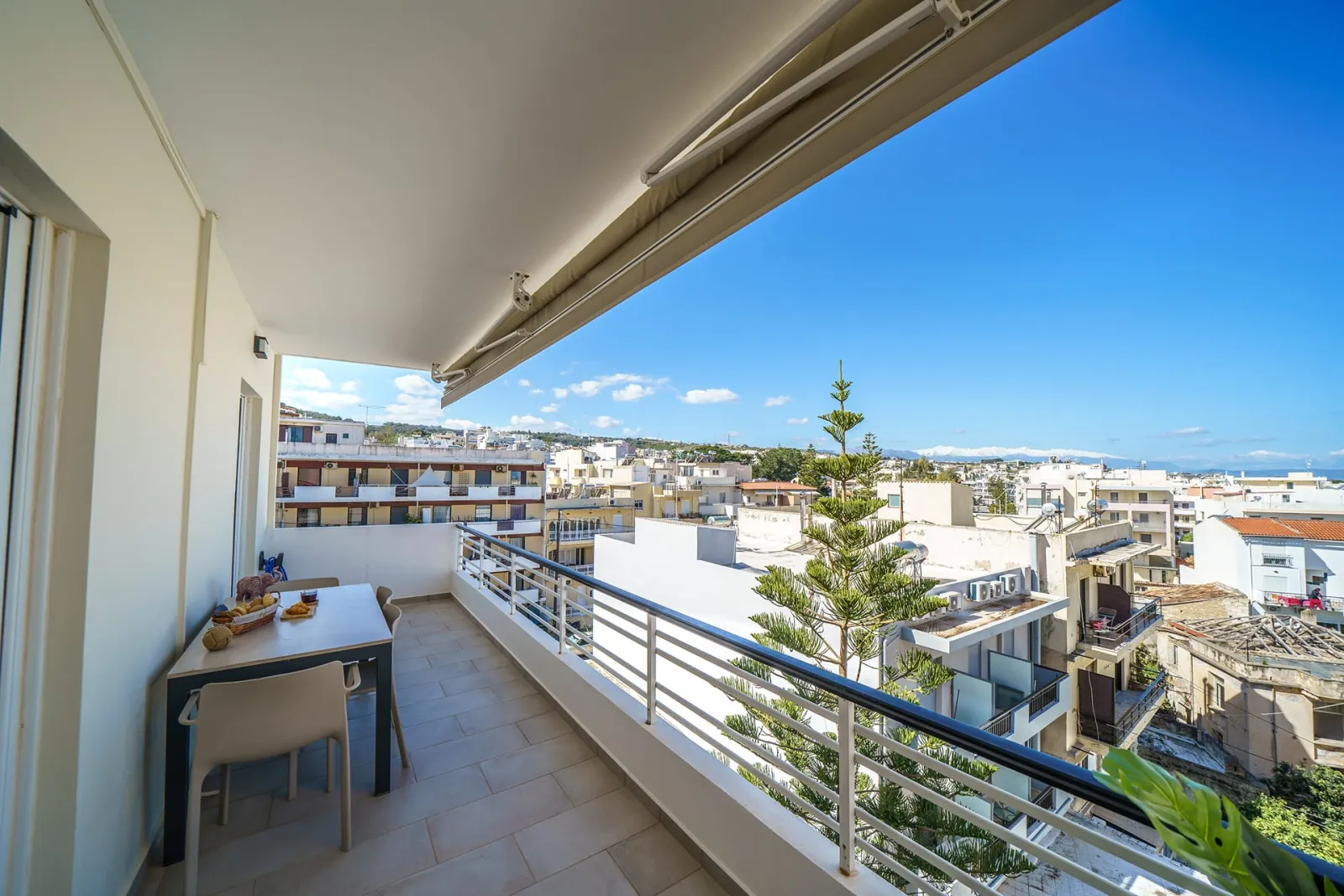 spacious balcony area with wonderful view