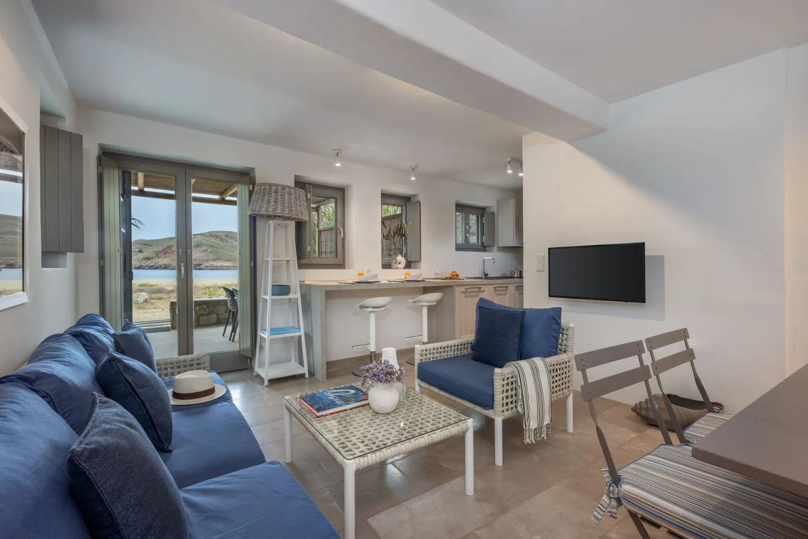 Two Bedroom Beachfront Maisonette - Ammoa Beach Residences