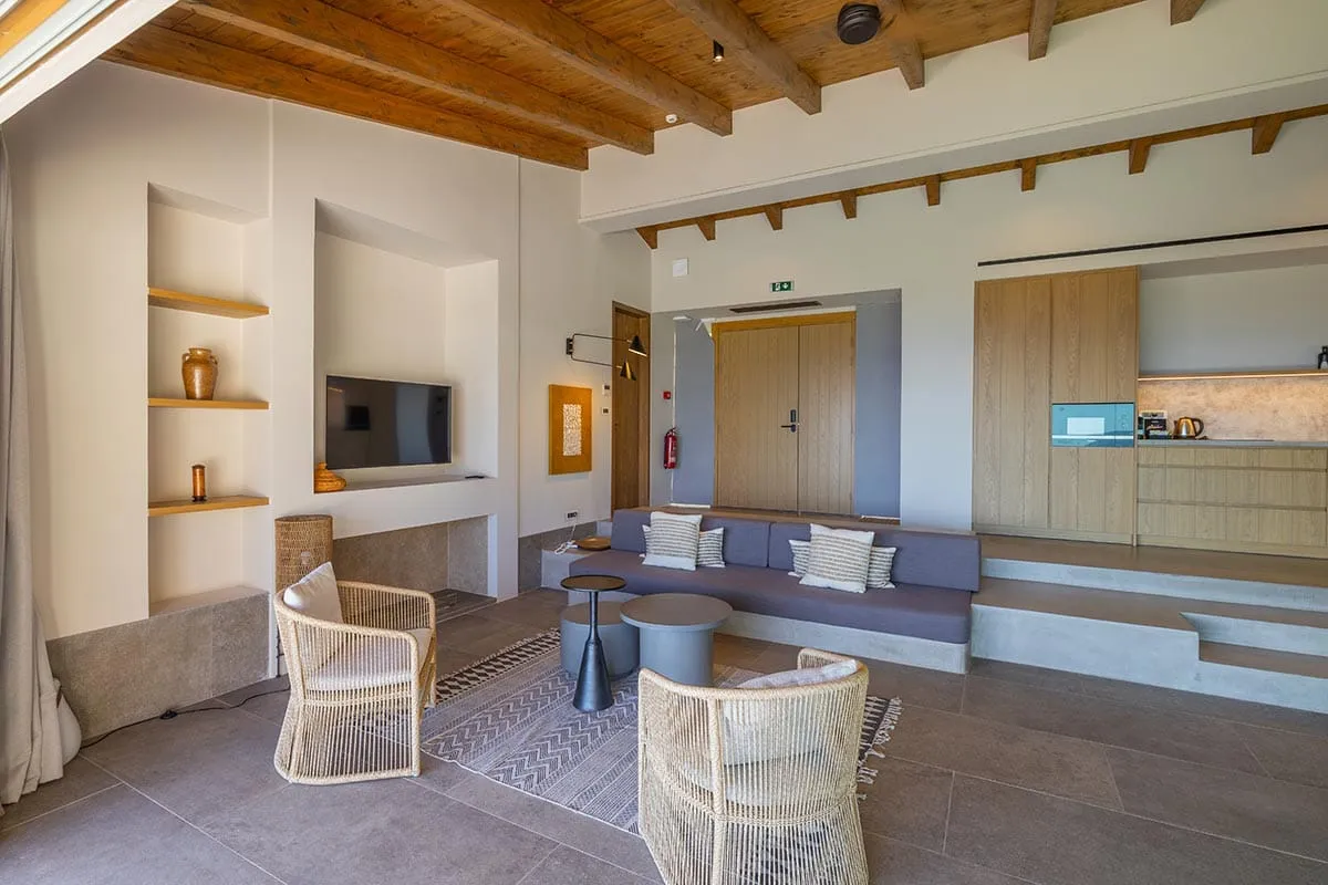 Eliamos Sea View Three Bedroom Villa with Outdoor Private Pool
