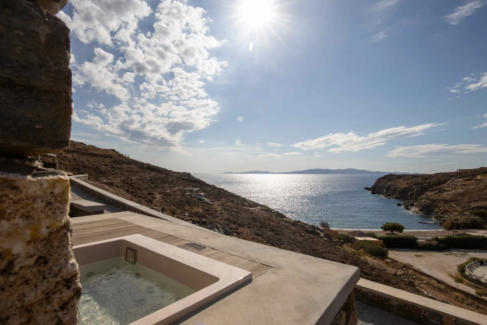 Villa Eos with Private Hot Tub and Sea View 96m²