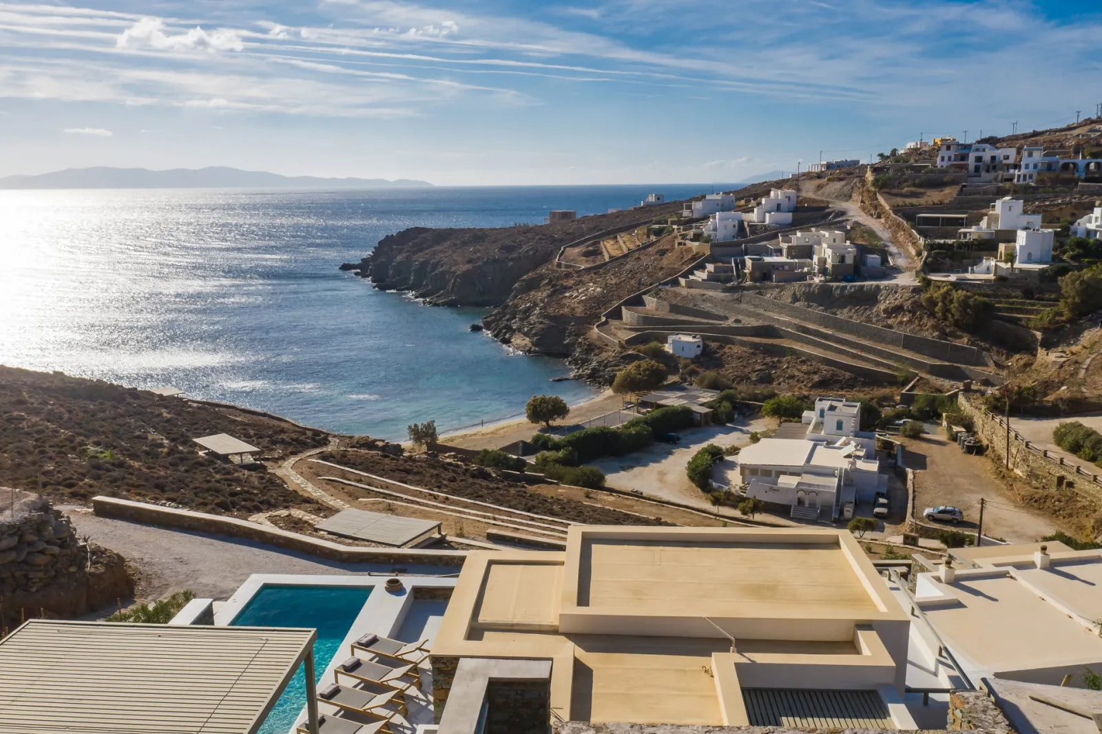 Villa Ouranos with Private Pool and Sea View 140m²