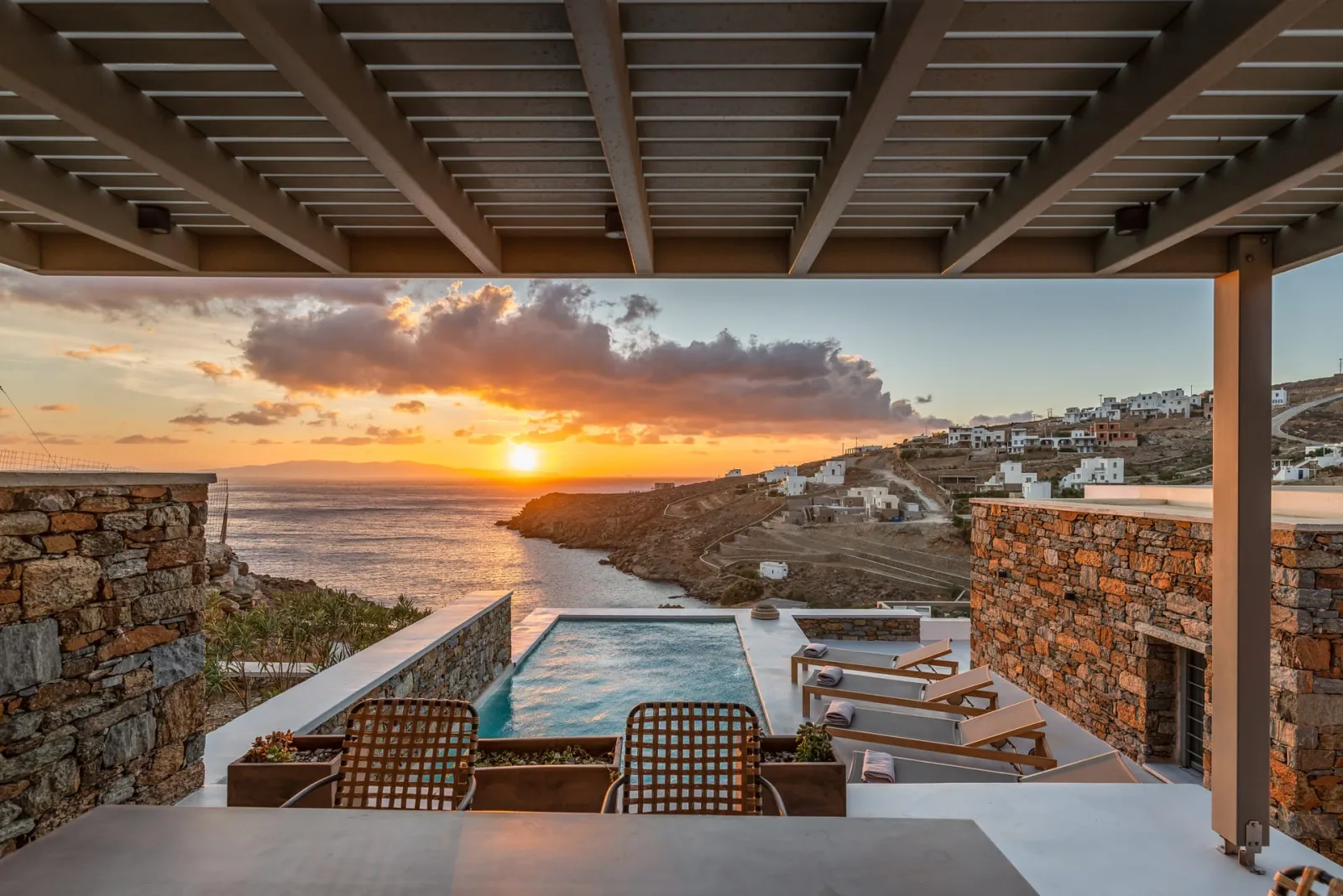 Villa Ouranos with Private Pool and Sea View 140m²