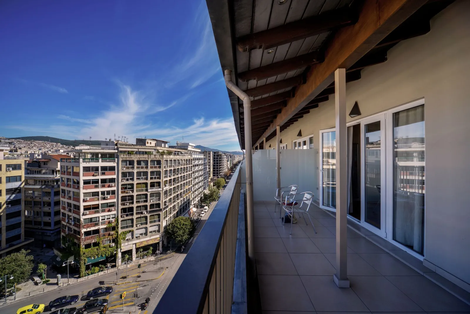 Penthouse Suite City View with large seated balcony