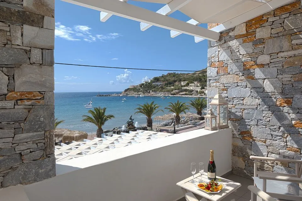 Double or Twin Room with Side Sea View (First Floor)