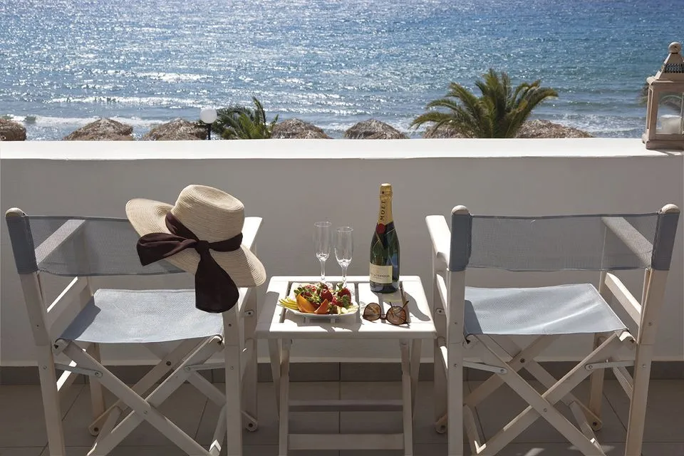 Double or Twin Room with Side Sea View (First Floor)
