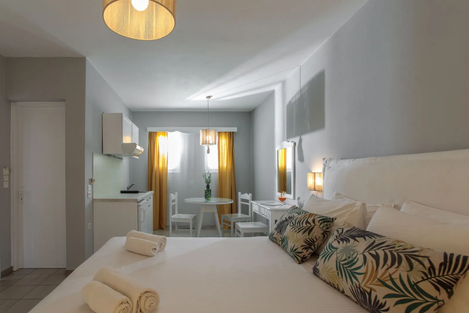 Superior Double Studio on middle (1st) or top floor (2nd) with Balcony partial Sea View