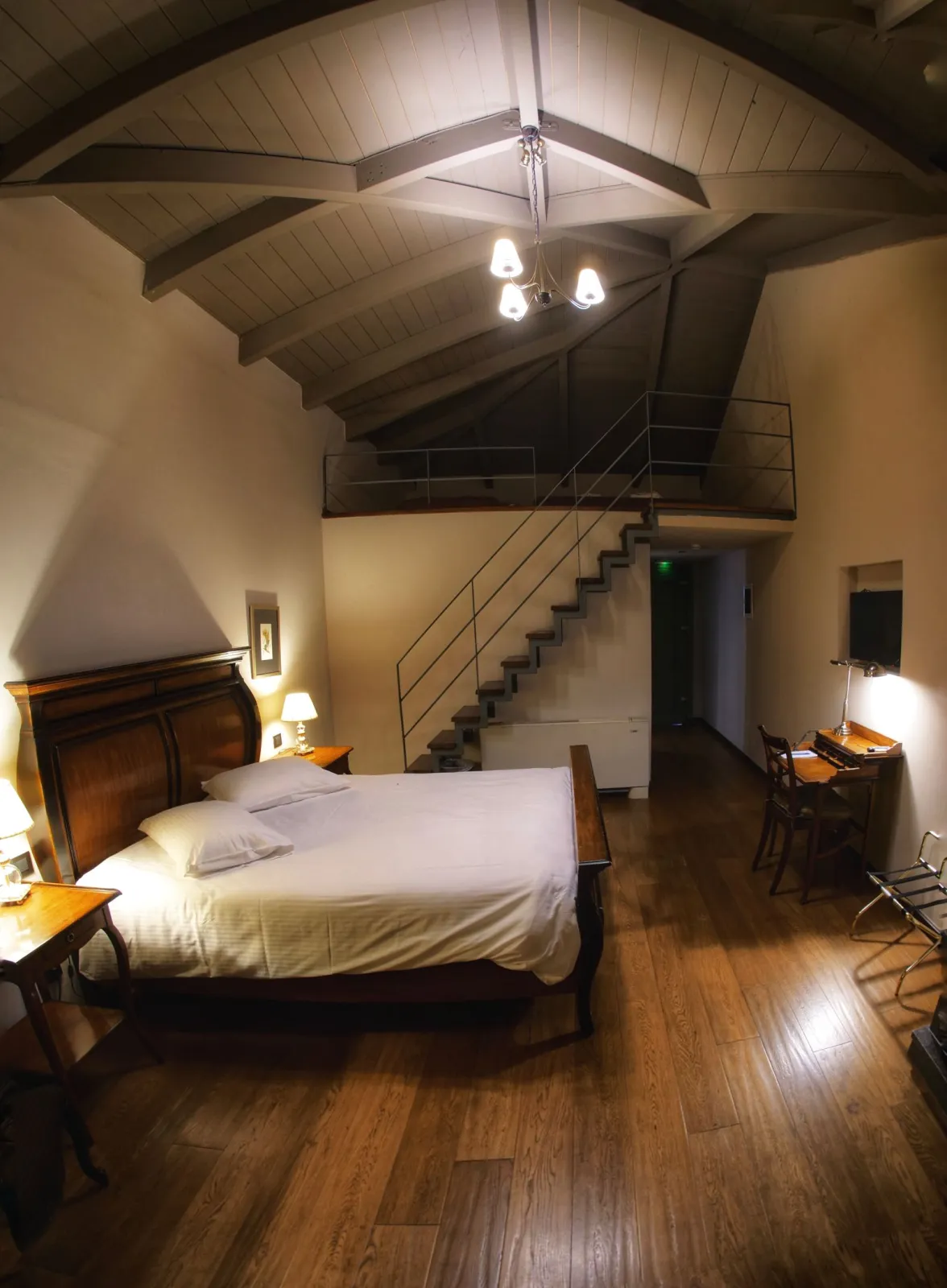 Premium Double Room with Attic and Fireplace