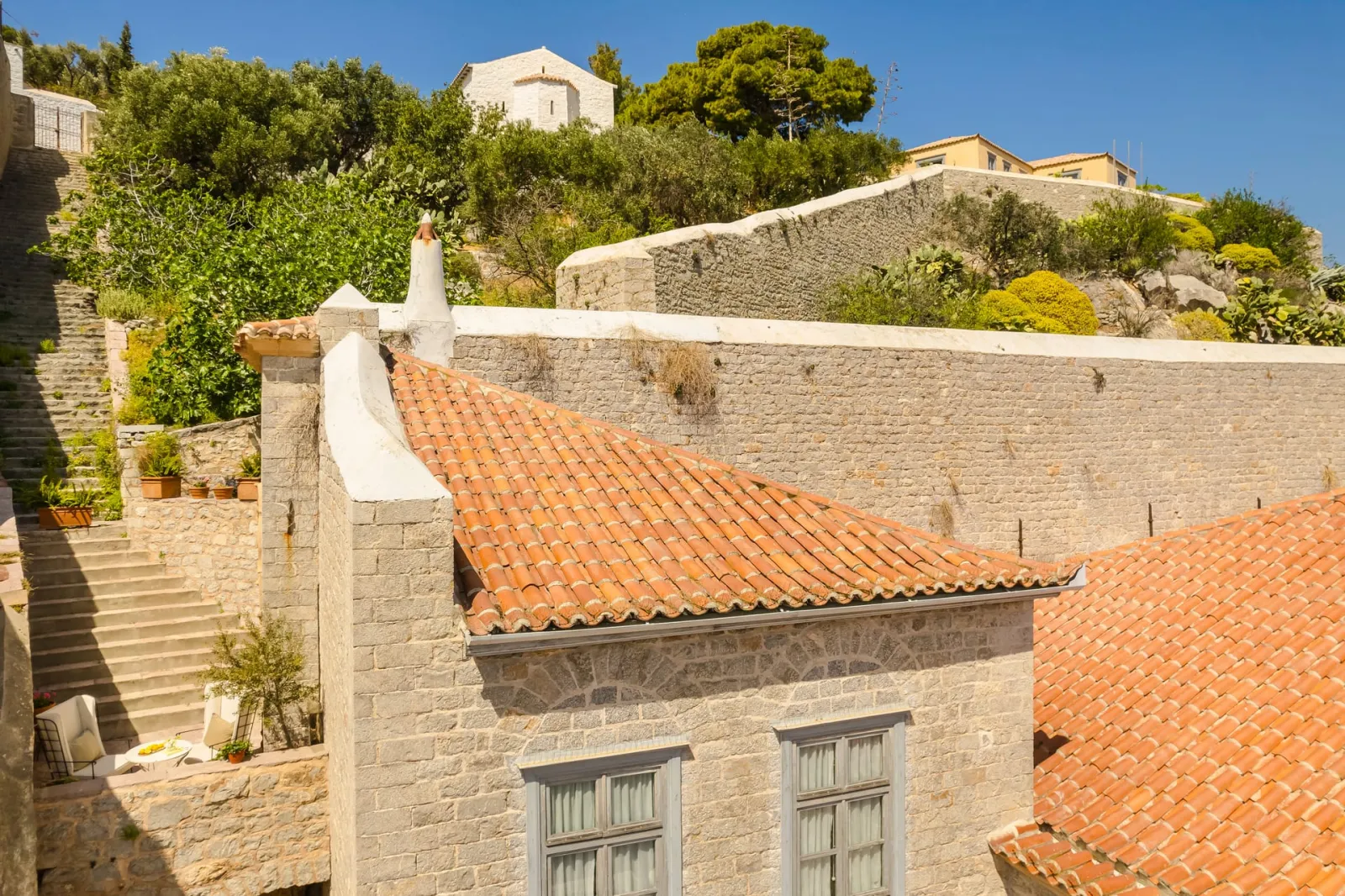 Historic Grand Suite with Sea View and Private Terrace