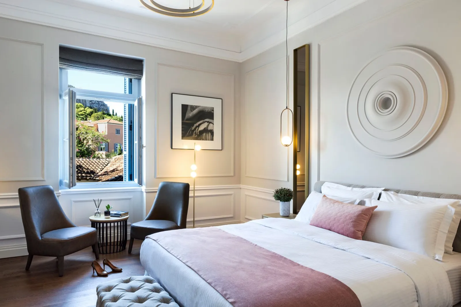 Elegant Suite with Partial Acropolis View