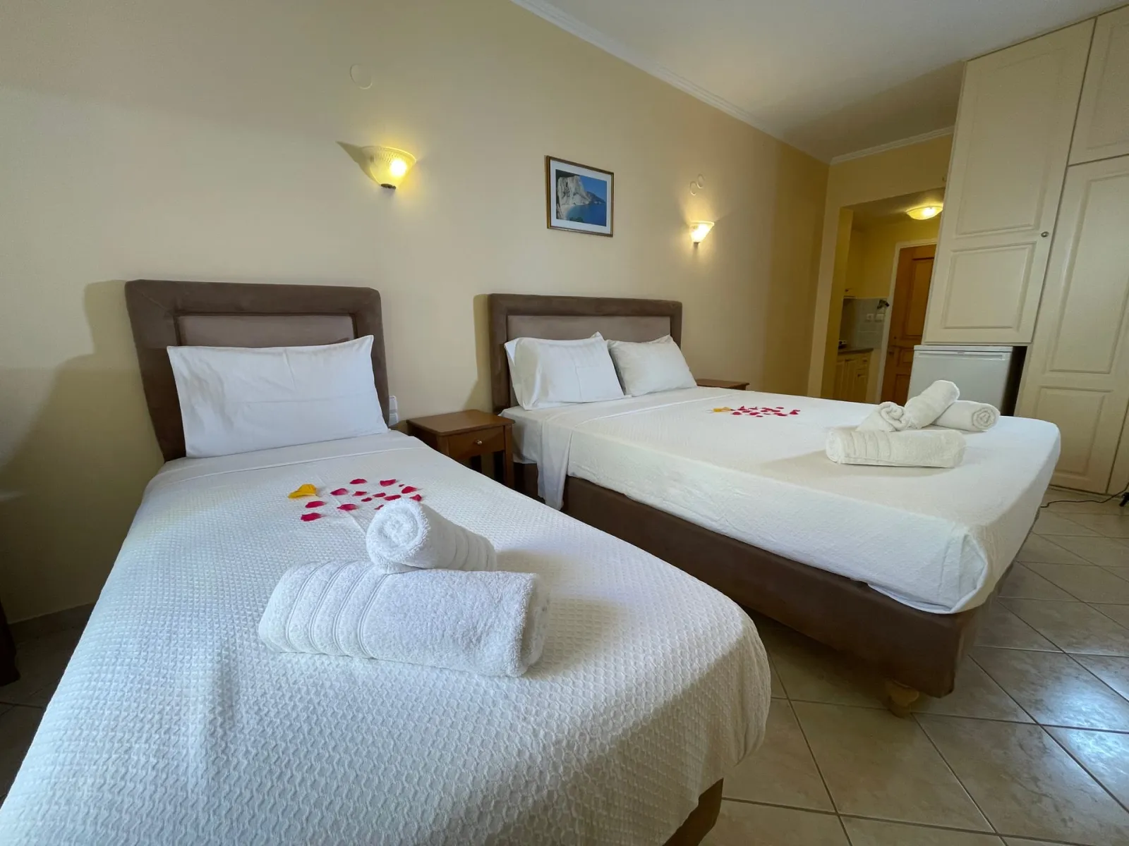 Double Room Mountain View with extra bed