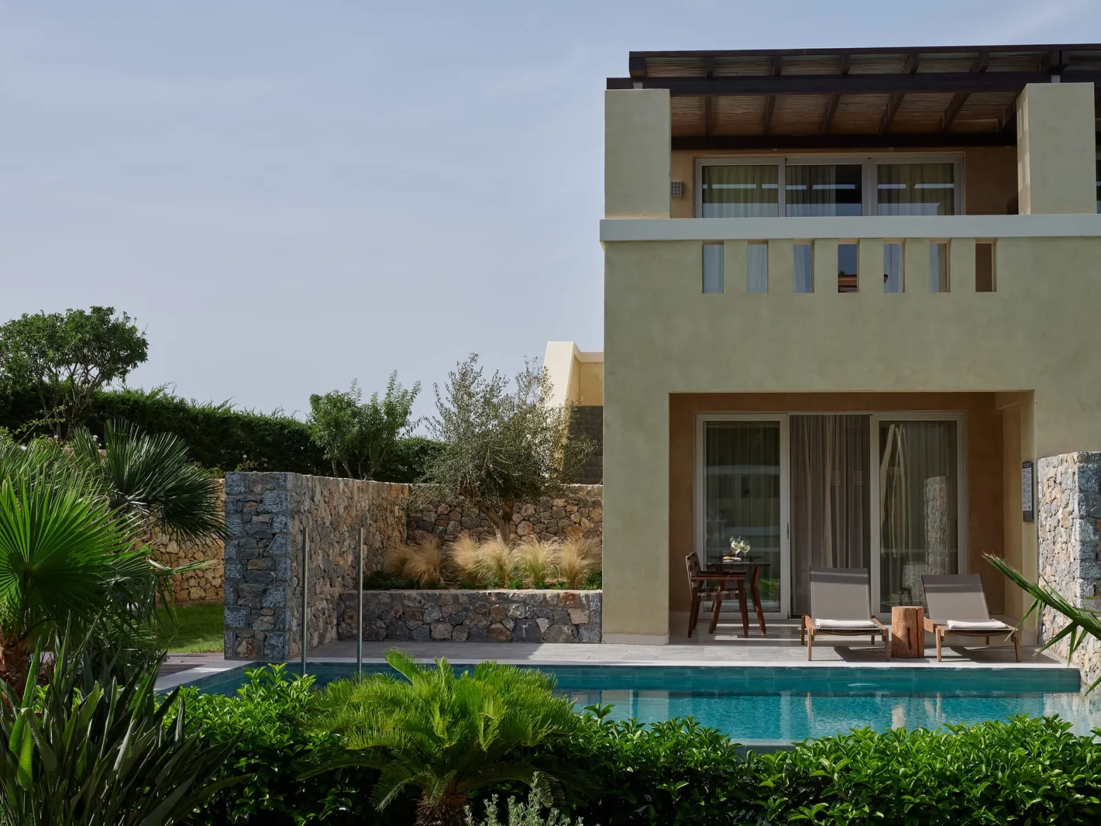 Twin / Double Room with Plunge Private Pool Inland View