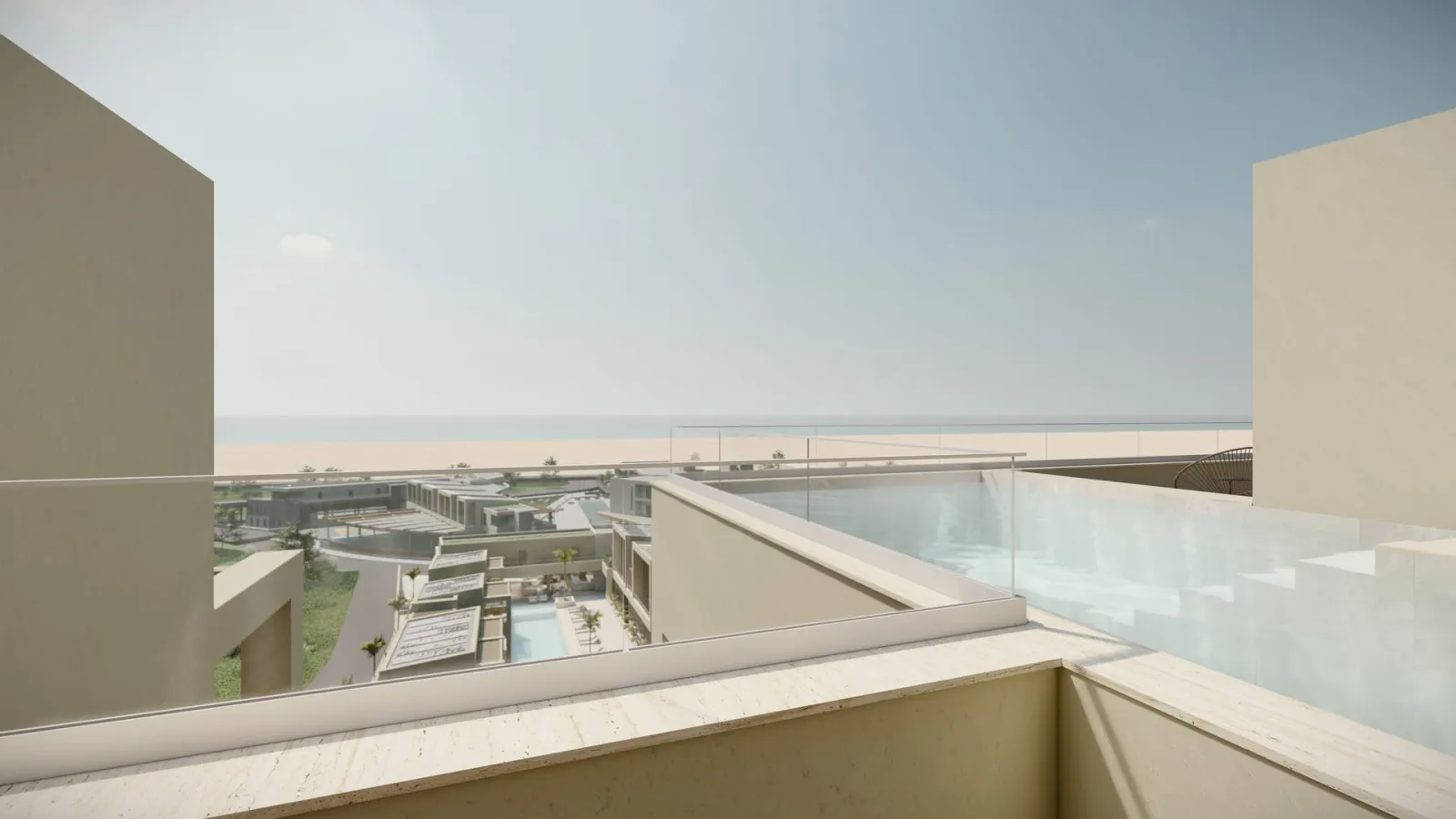 Penthouse Maisonette with Private Pool and Sea View