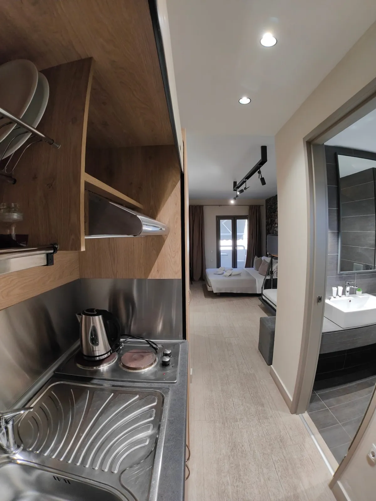 Studio with Side Sea View
