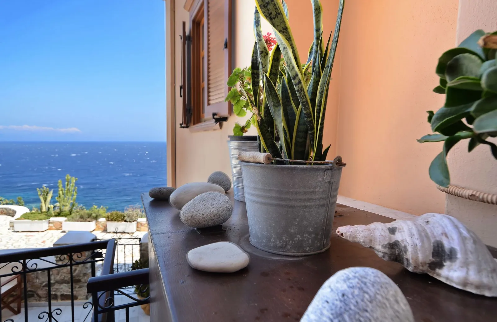 Home-Superior twin room sea view with yard