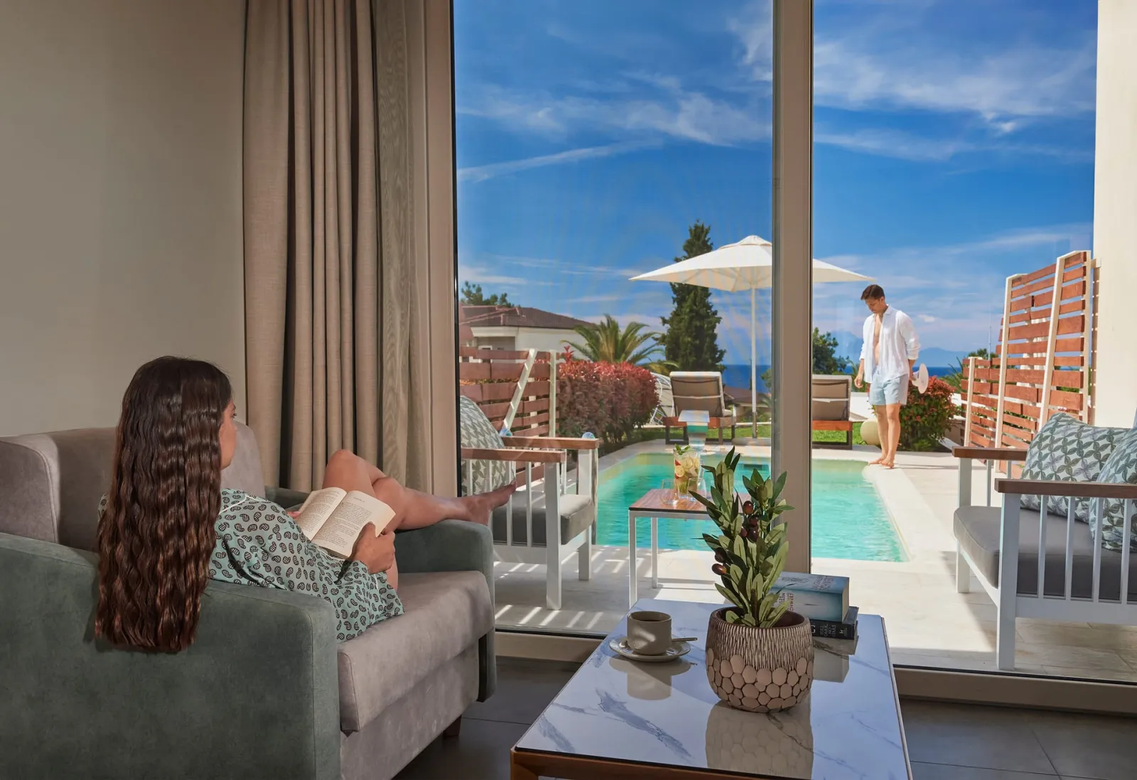 Junior Suite Garden View with Private Pool
