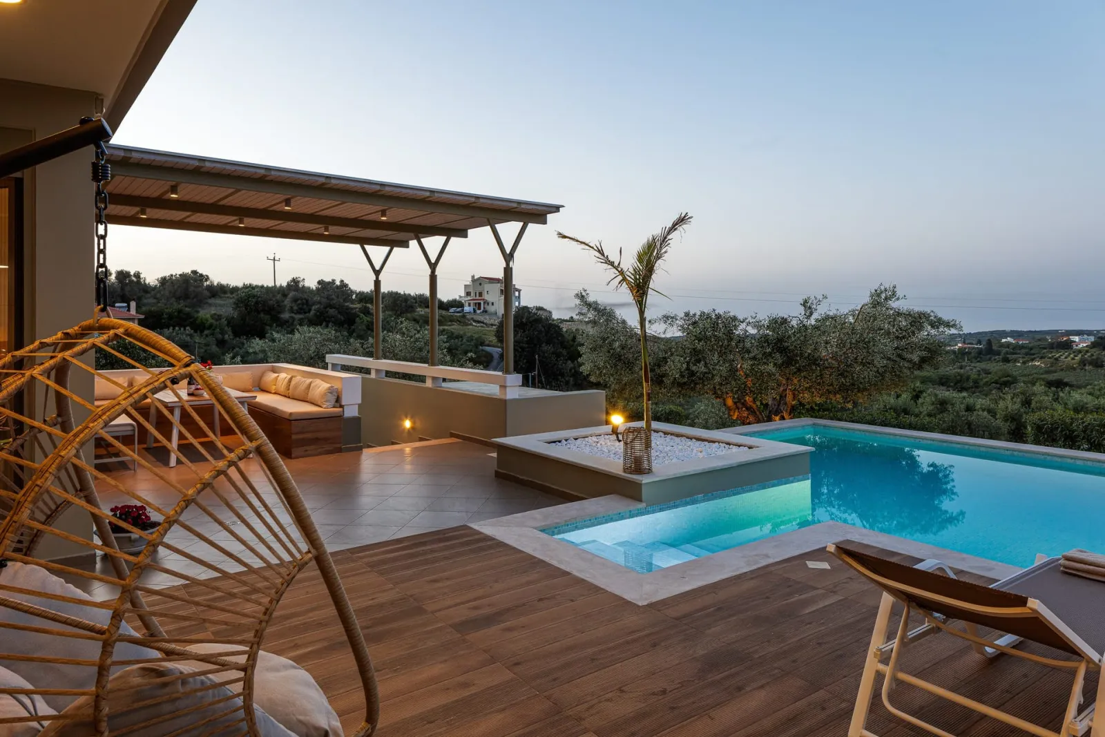 3 Bedroom | Rizes Villa with Jacuzzi & Heated Pool | Agia Triada | Rethymno